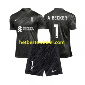 Liverpool Alisson Becker 1 Voetbalshirts Doelman Kind Thuis 2024-25